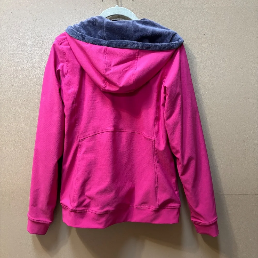 North Face Lined Hooded Zip PinkJacket Size S - Picture 6 of 9